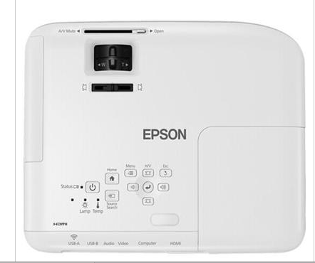 爱普生（EPSON） CB-X05E 办公 投影机 投影仪（3300流明 XGA分辨率 支持左右梯形校正）