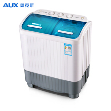 奥克斯（AUX）XPB56-98H 5.6公斤大容量半自动洗衣机家用特价双桶双缸半全自动小型迷你 绿色